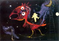 1949 Sleepwalking Cock, Jan Nieuwenhuys, Modern Art