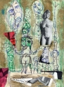 1955 Le striptease, 23,5 x 17 cm, Jan Nieuwenhuys, Modern Art